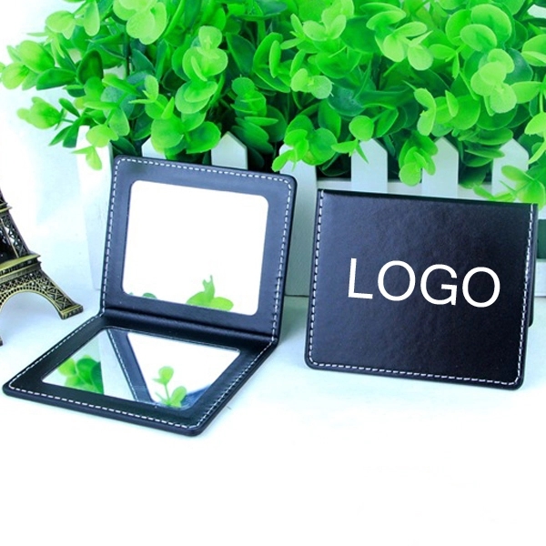 Foldable Mini Pu Leather Pocket Mirrors 4