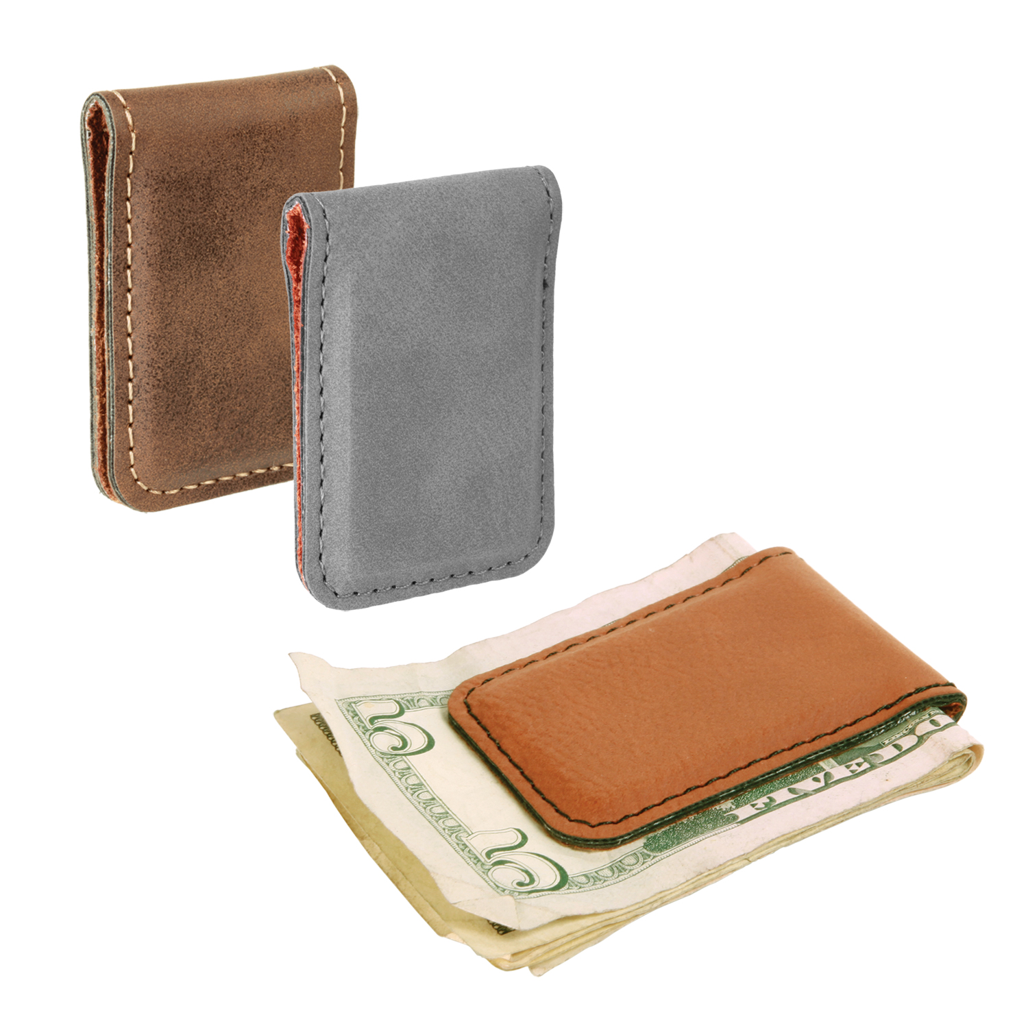 Executive Leatherette Money Clip 2
