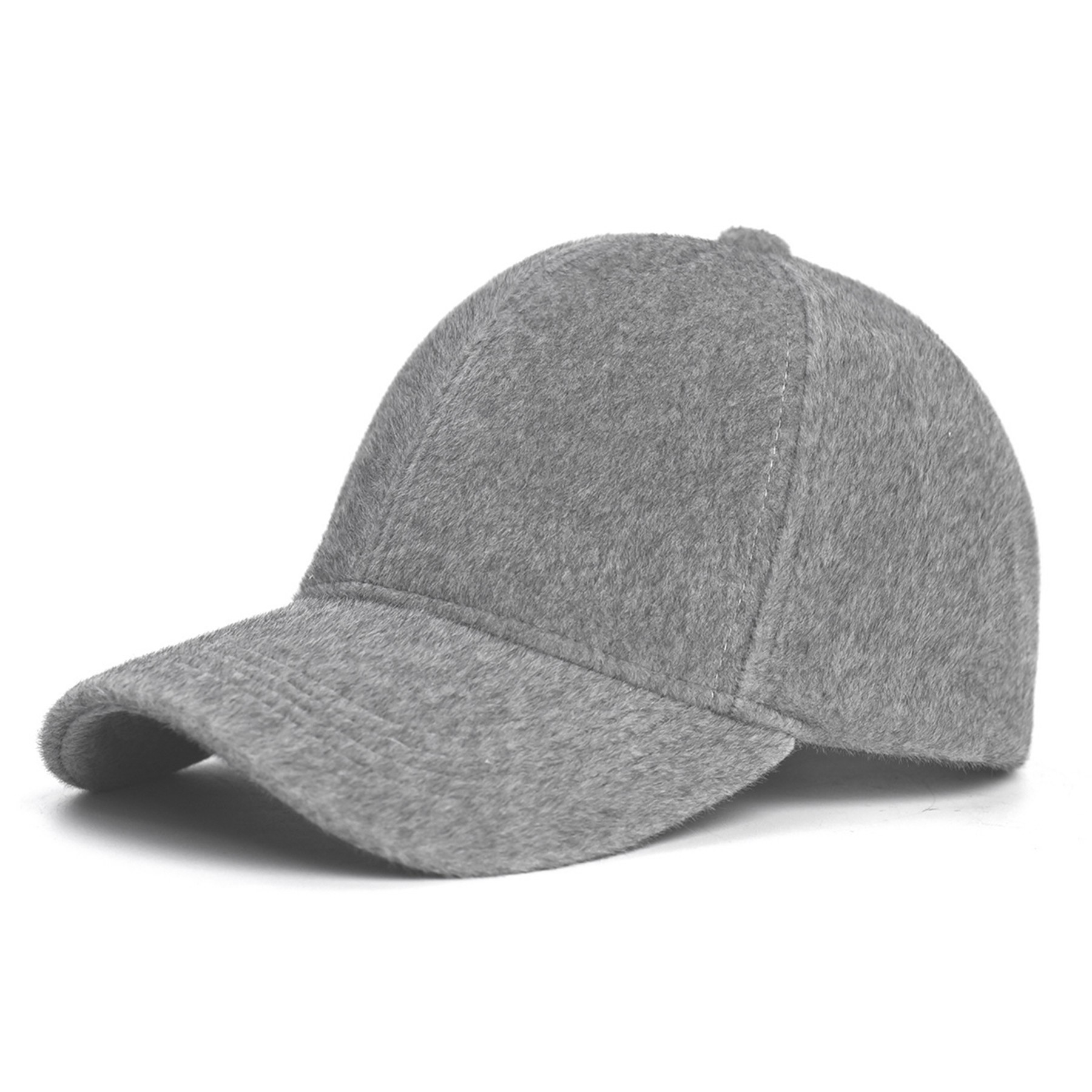 Wool Blend Structured Baseball Cap 1