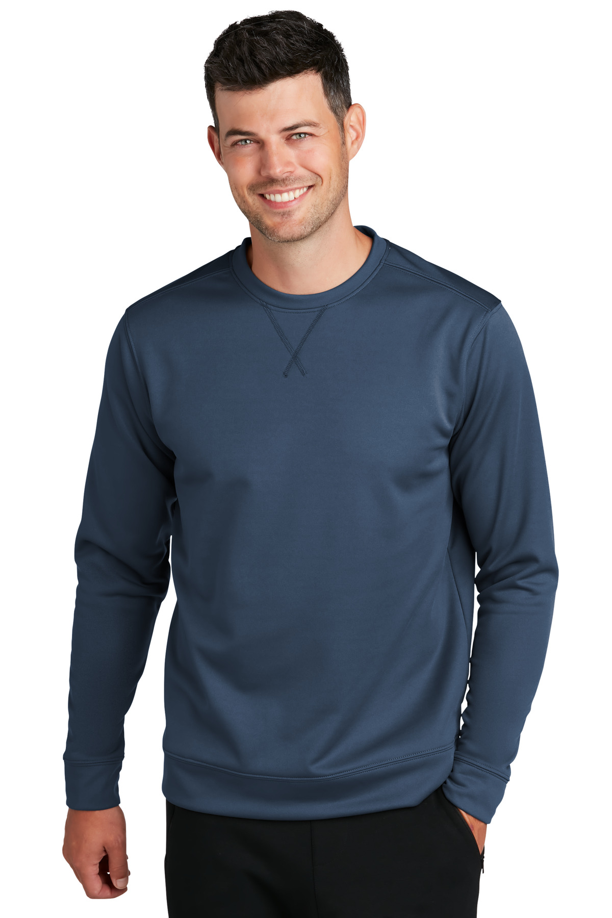Port & Company® Performance Fleece Crewneck Sweatshirt, custom hoodie or sweatshirt with logo imprint 18