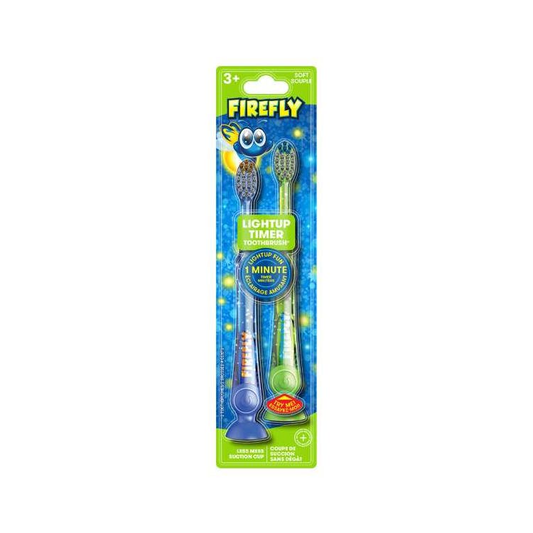 Kid's Light-up Toothbrush with Timer - 2 Ct 1