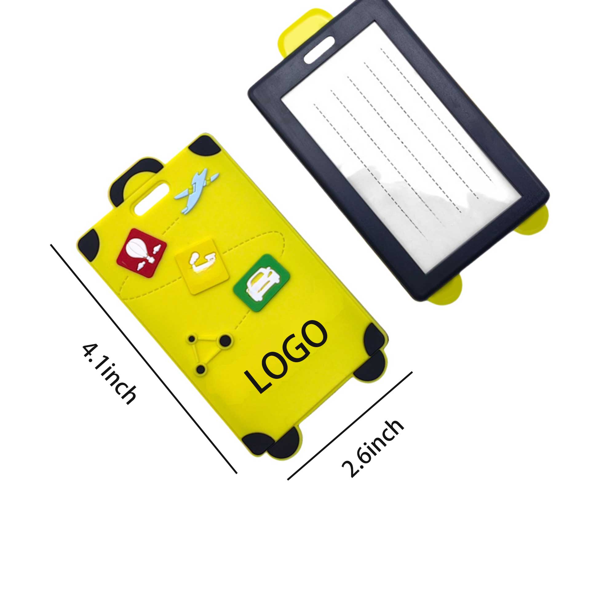 Soft Silicone Luggage Tag 1