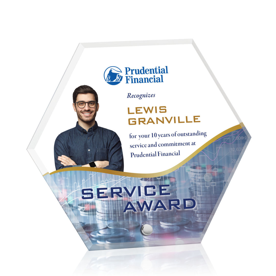 Polaris Hexagon VividPrint™ Award - Silver 2