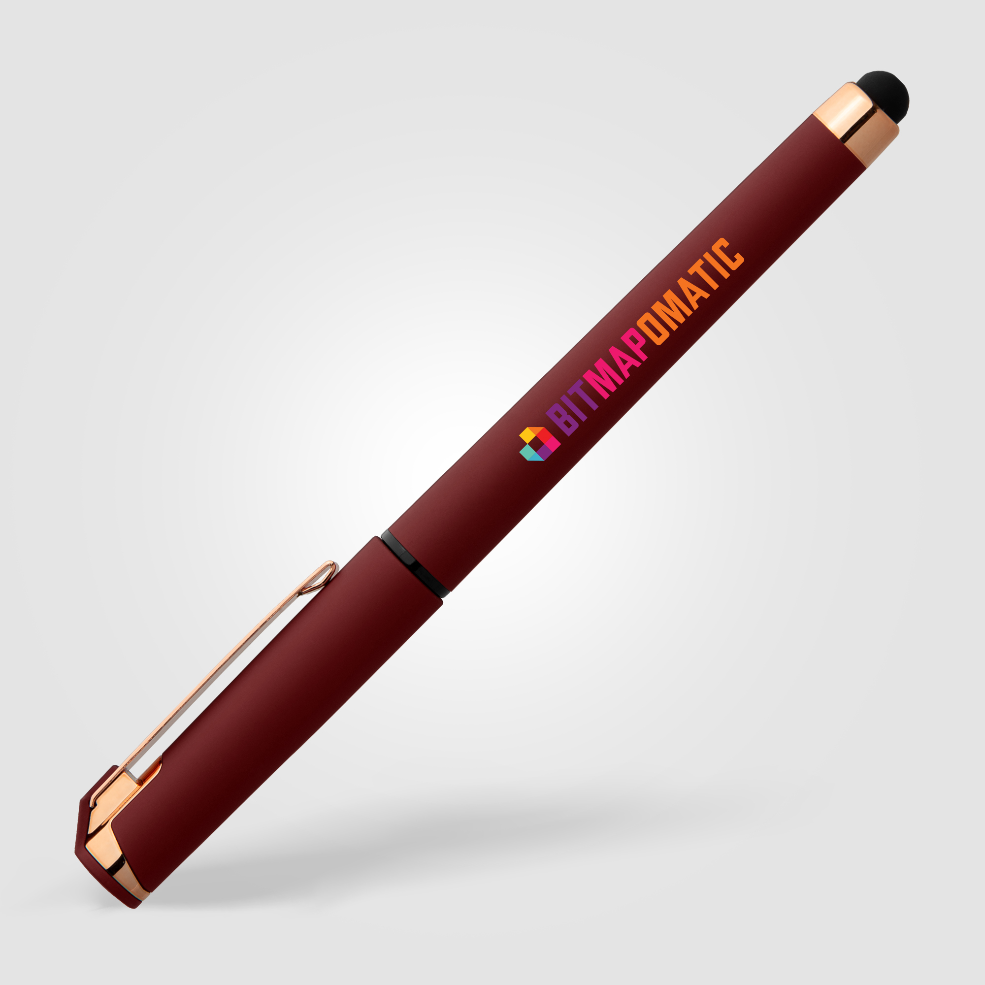 Islander Softy Rose Gold Gel Pen w/ Stylus 22
