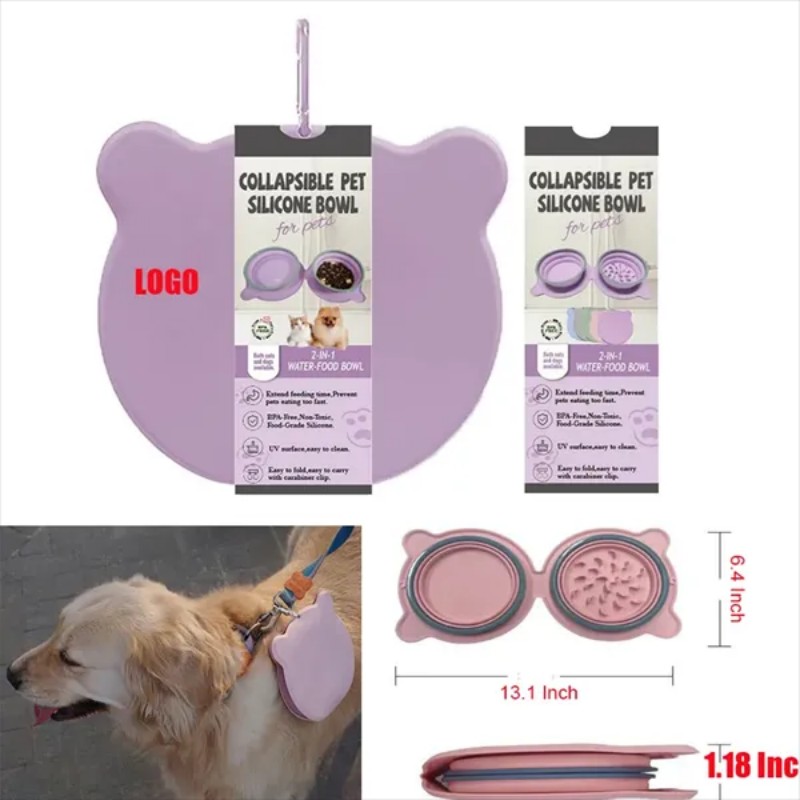 Silicone Folding Outdoor Dog Bowl 3