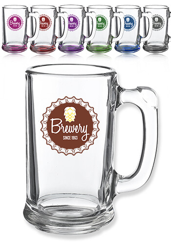 14 oz. Munich Glass Beer Mugs