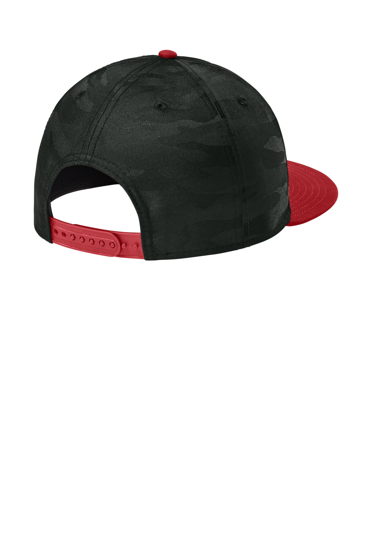 New Era Camo Flat Bill Snapback Cap NE407 48
