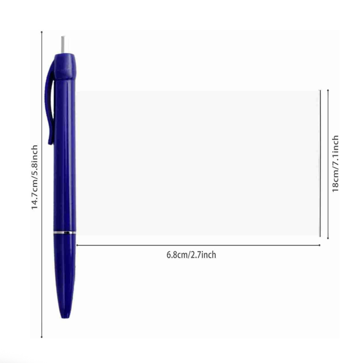 Custom Retractable Pull Out Advertising Scroll Ballpoint Pen 8