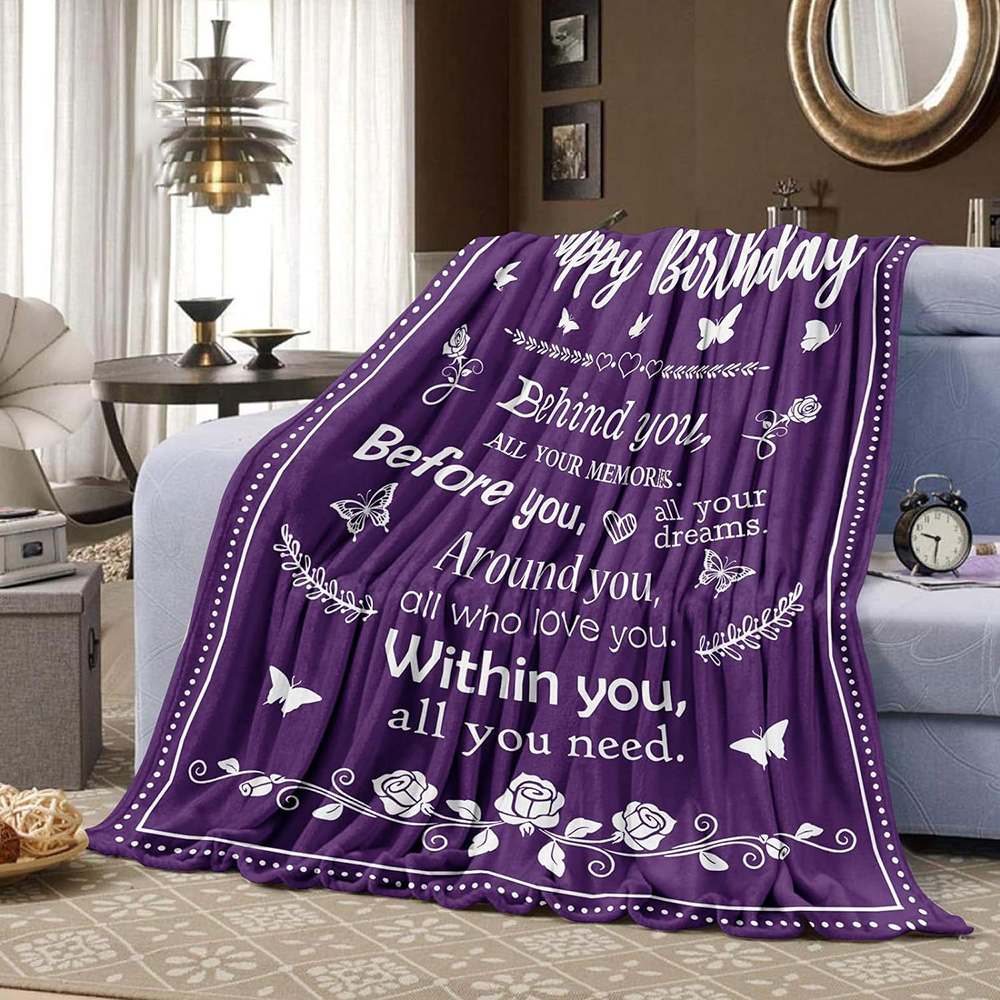 Plush Silk Touch Sublimation Blanket 290 GSM 4