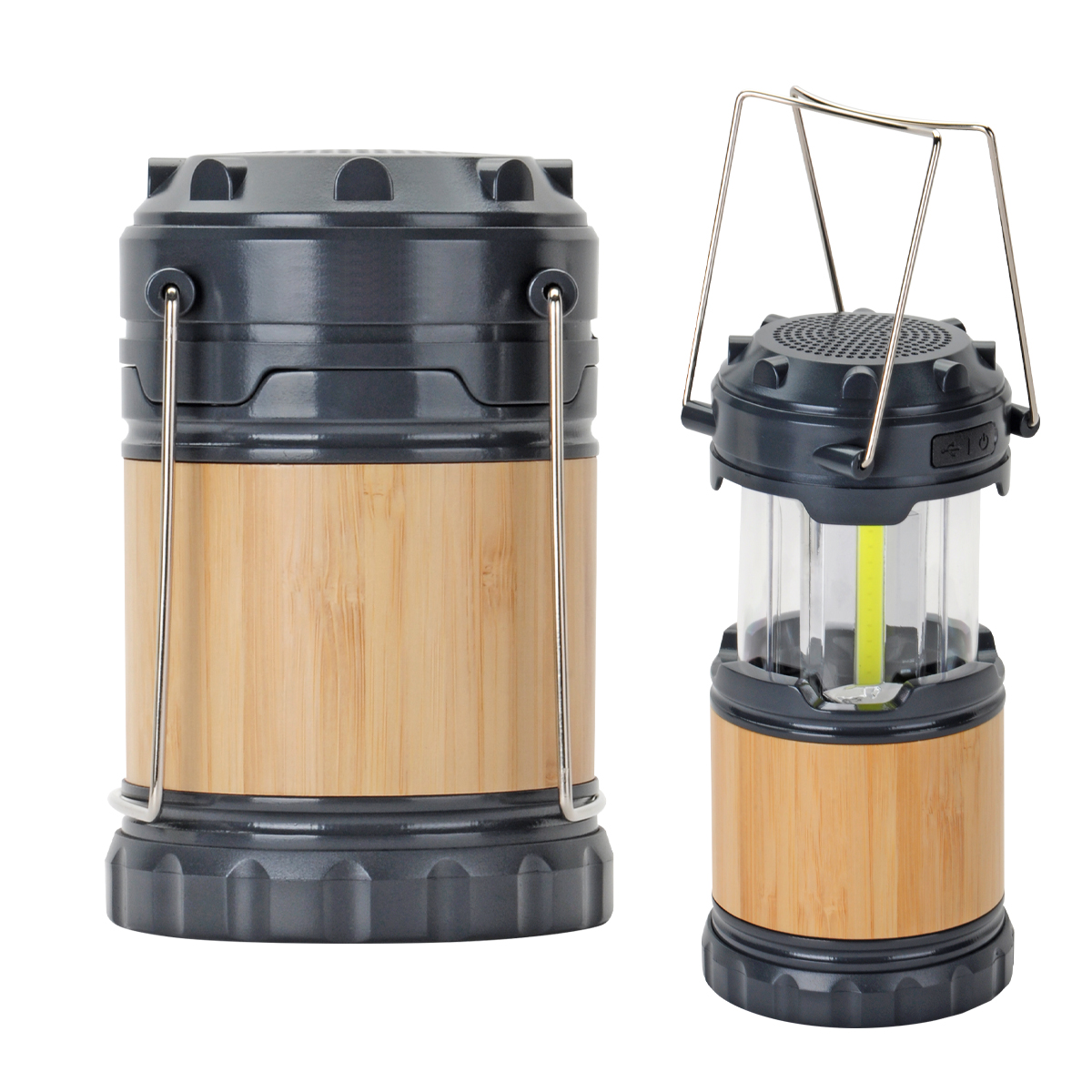 Bamboo Pop-Up Lantern With Speaker 4