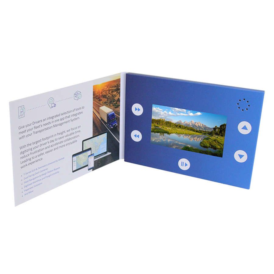 VidU 4.5 HD Video Mailer & Brochure with Full Color Printing – Custom Video Marketing Card 3