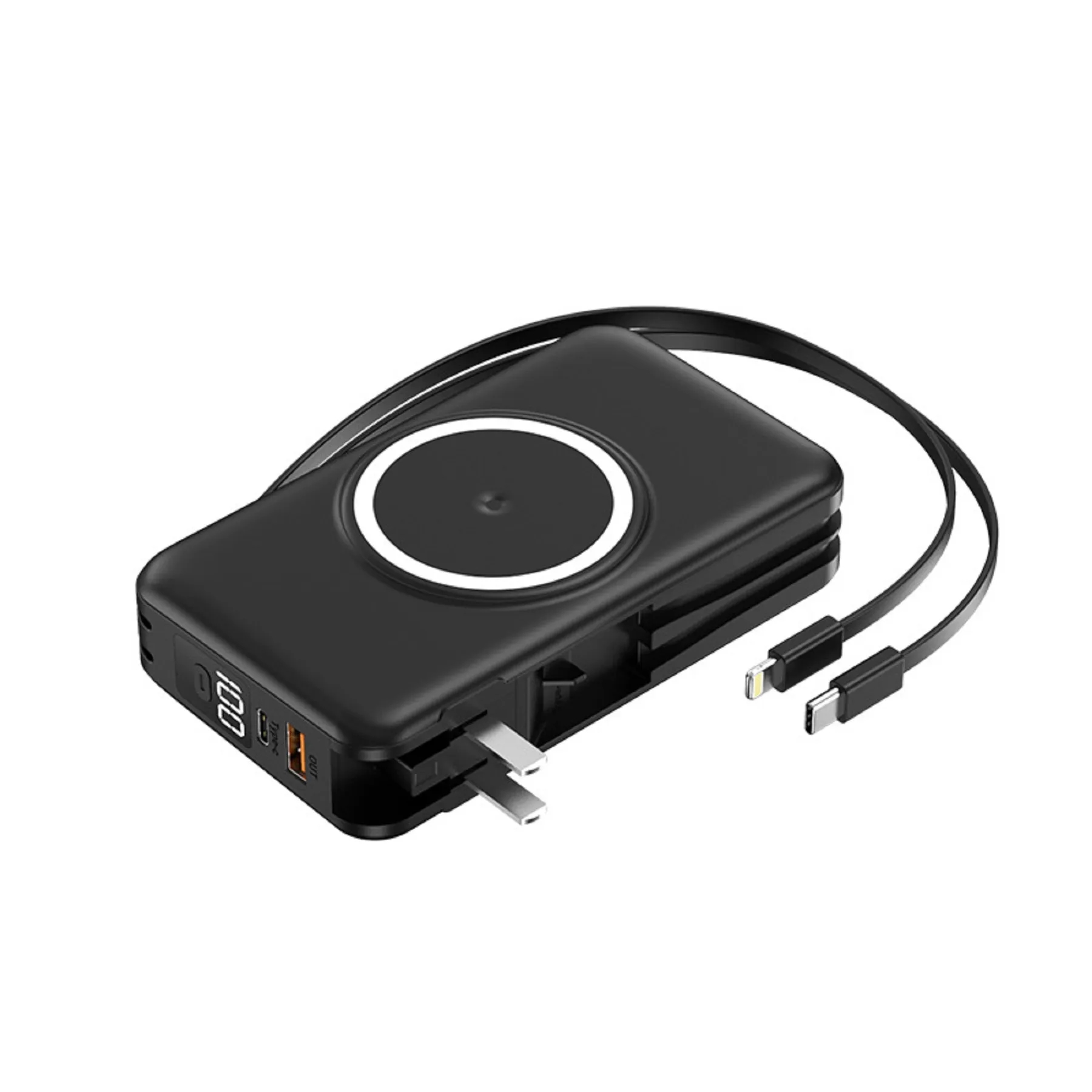 20000 mAh 5 in 1 Magnetic Wireless Charging Power Bank 6