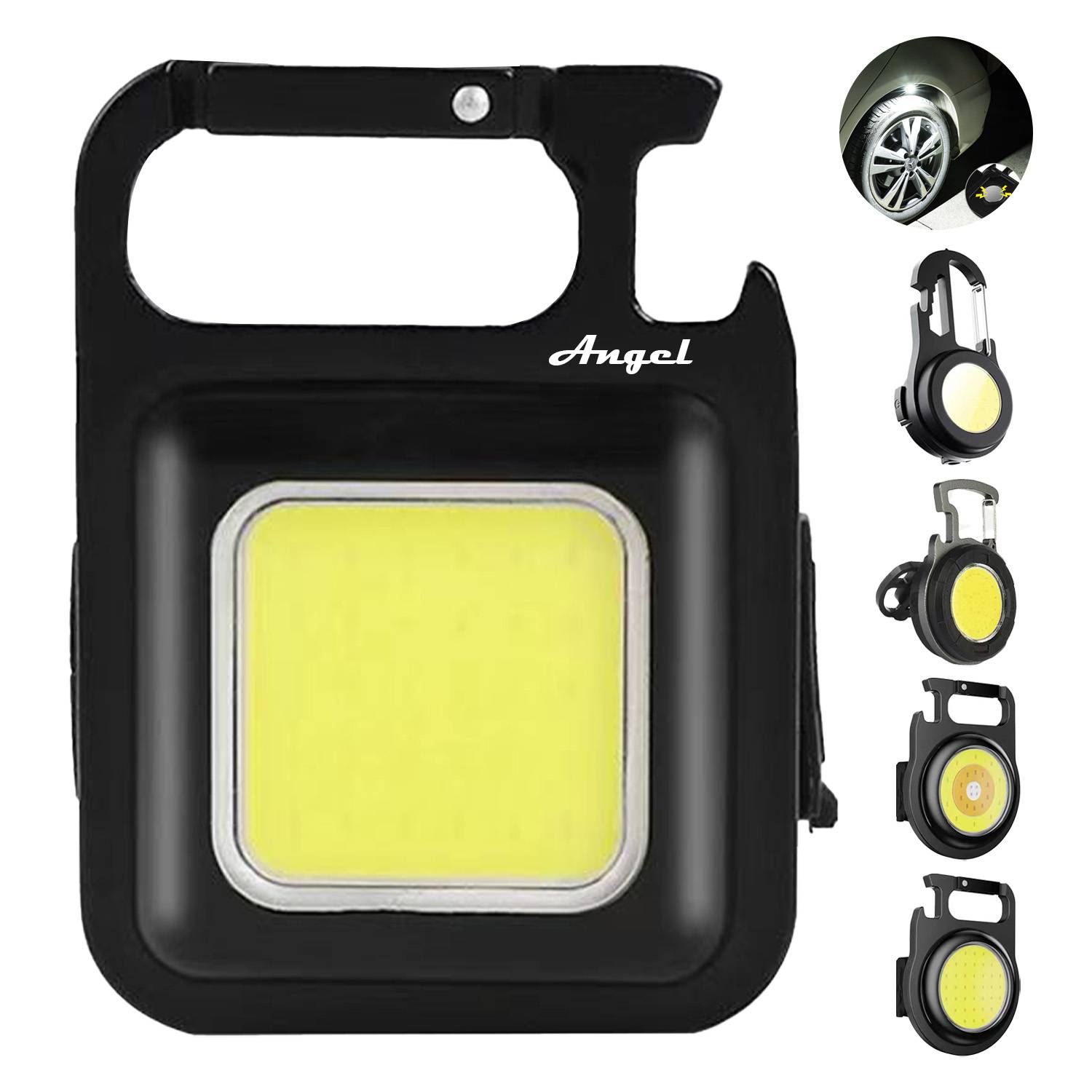 Rechargeable Mini Flashlight With Buckle 13