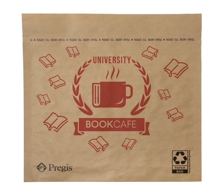 One Color Recyclable Cushioned Natural Paper Mailer (12" x 9")