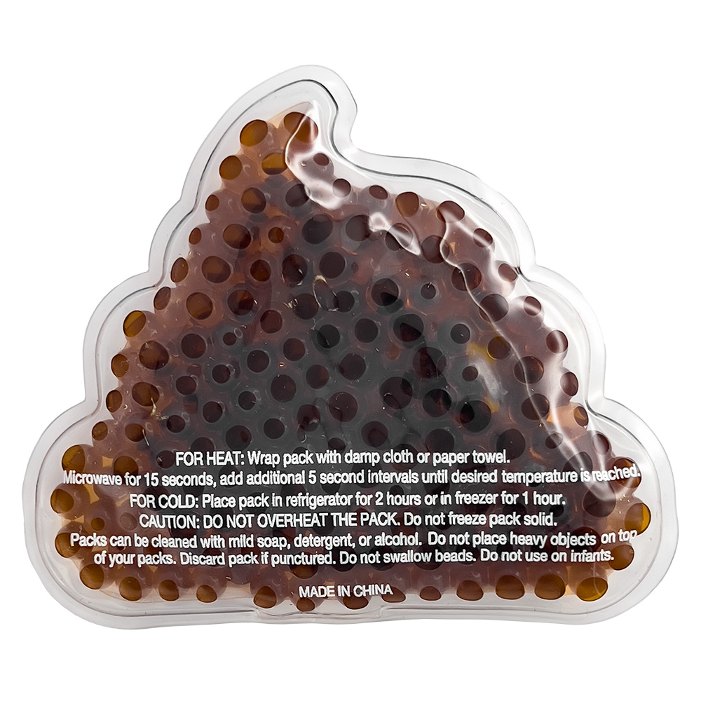 Poo Emoji Gel Beads Hot/Cold Pack 1
