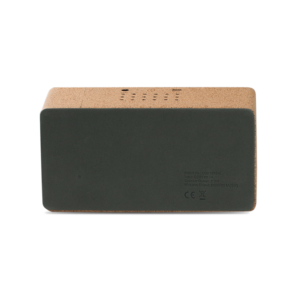 Milling Cork Eco-Friendly Speaker and Wireless Charger 10