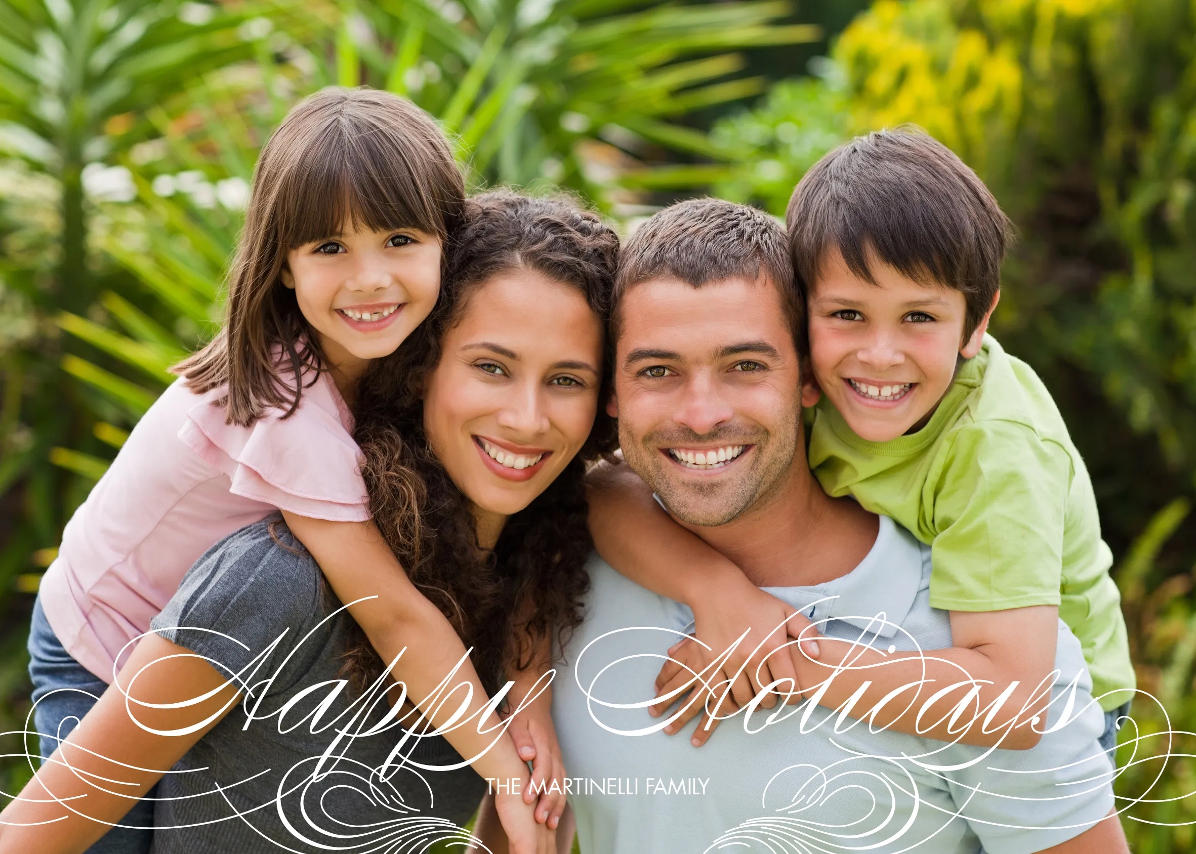 Happy Holidays Christmas Photo Card 4