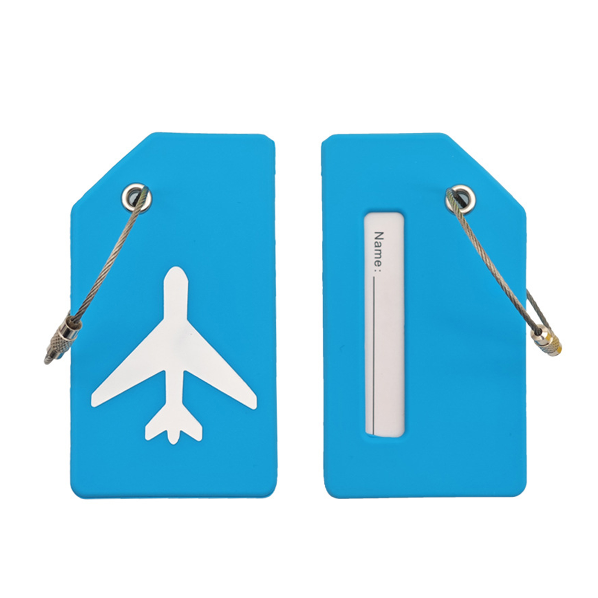 Silicone Travel Name Label With Steel Loop 7