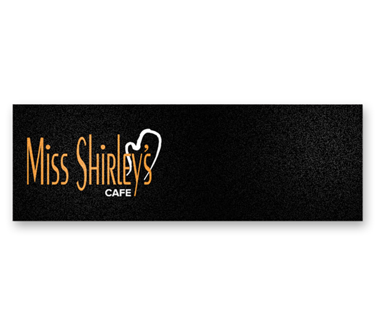 1" x 3" Black Plastic Reusable Badge 1