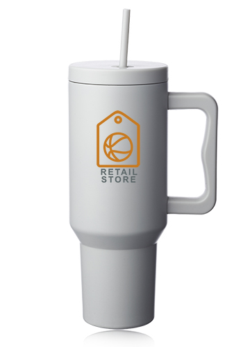 Madison 40 oz Tumbler with Handle and Straw Lid 1