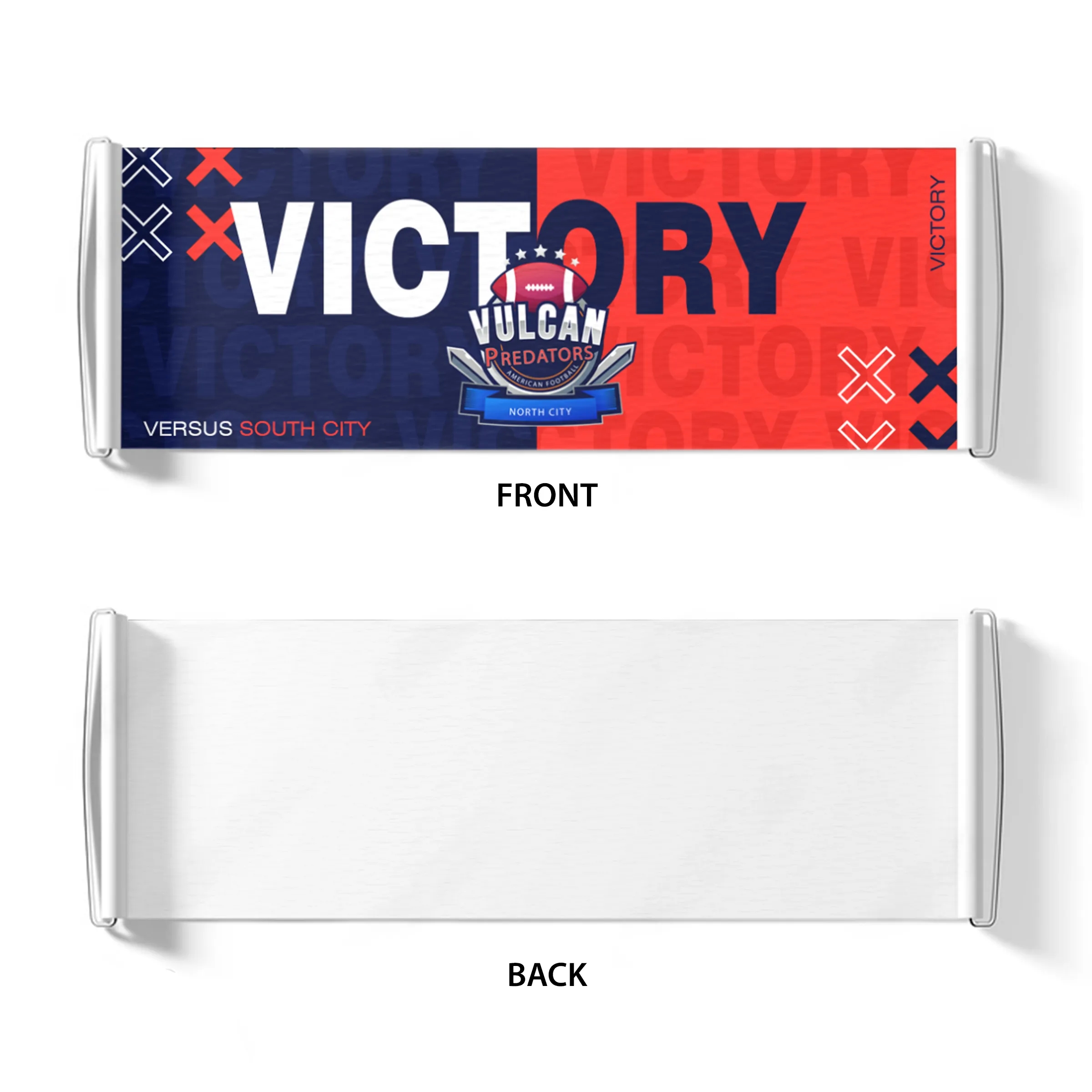 7" x 18" Custom Scroll Banner - Single Sided 2