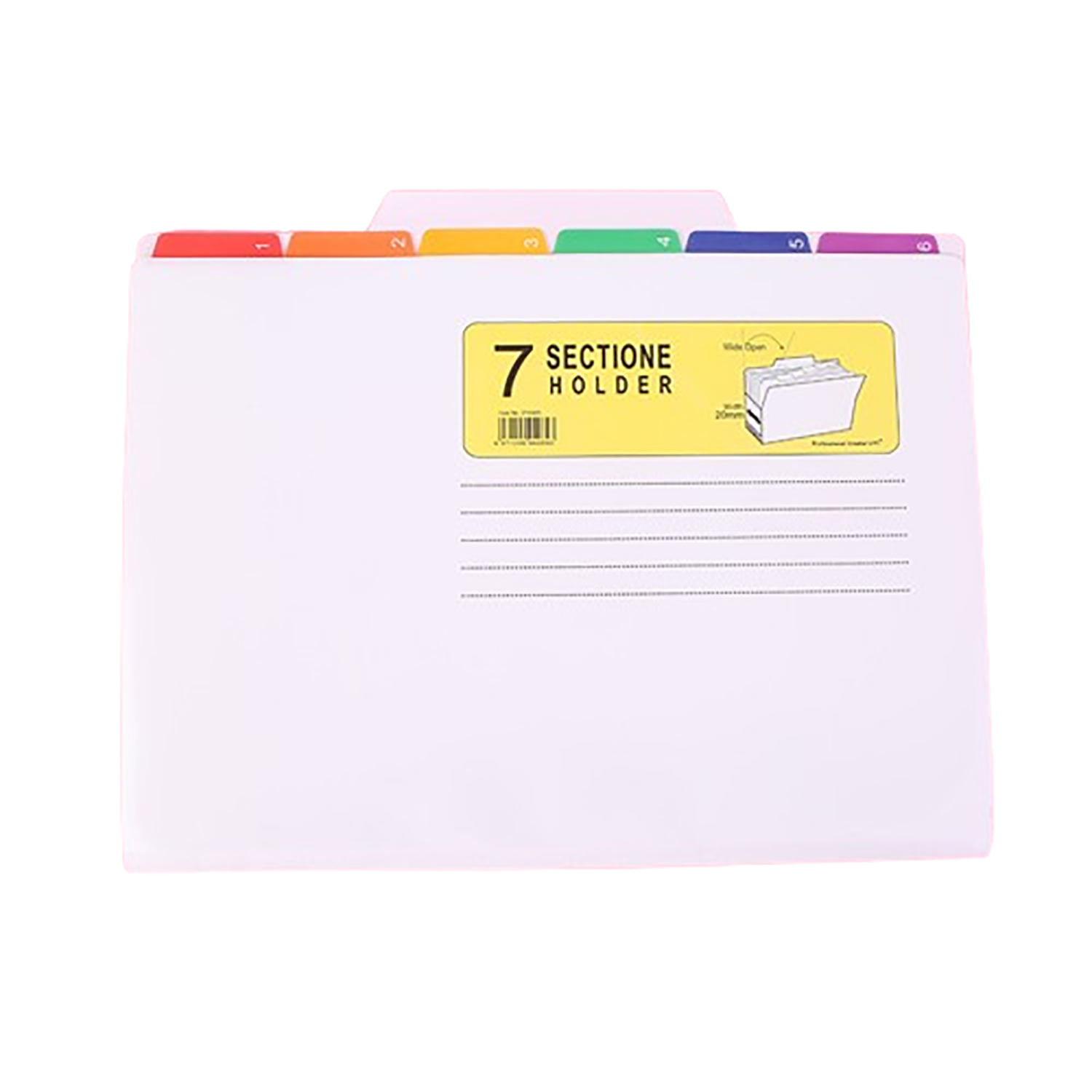Multi Compartment Color Tab Organization Folder 3