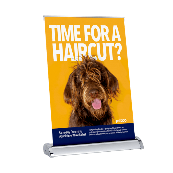 Retractable Tabletop Banner 16