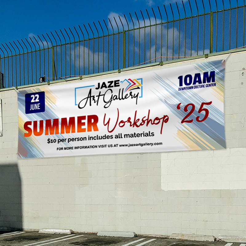 Custom 3' X 8' Banners 4