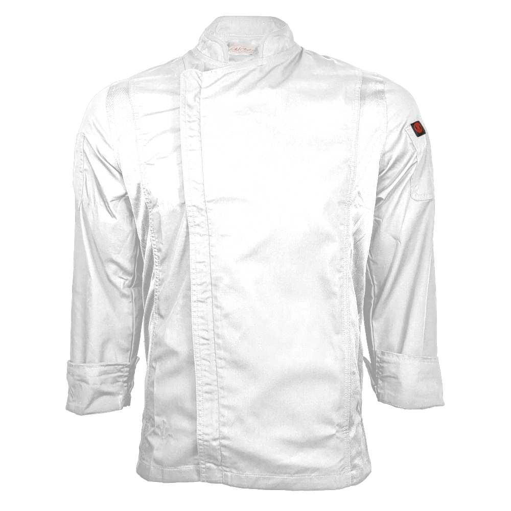 Men's Long Sleeve Modern Chef Coat (BLANK) 15