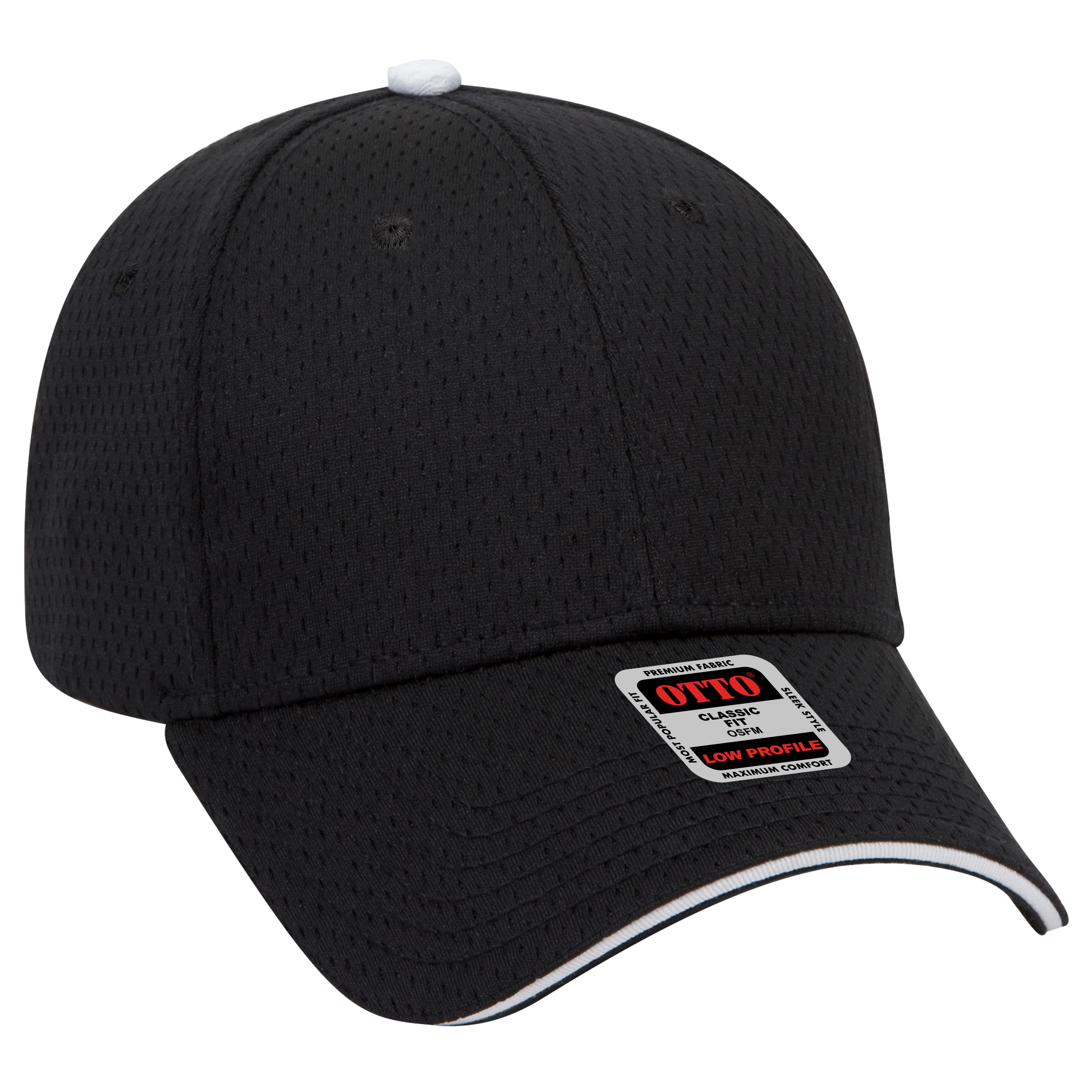 OTTO CAP® 6 Panel Low Profile Baseball Cap 12