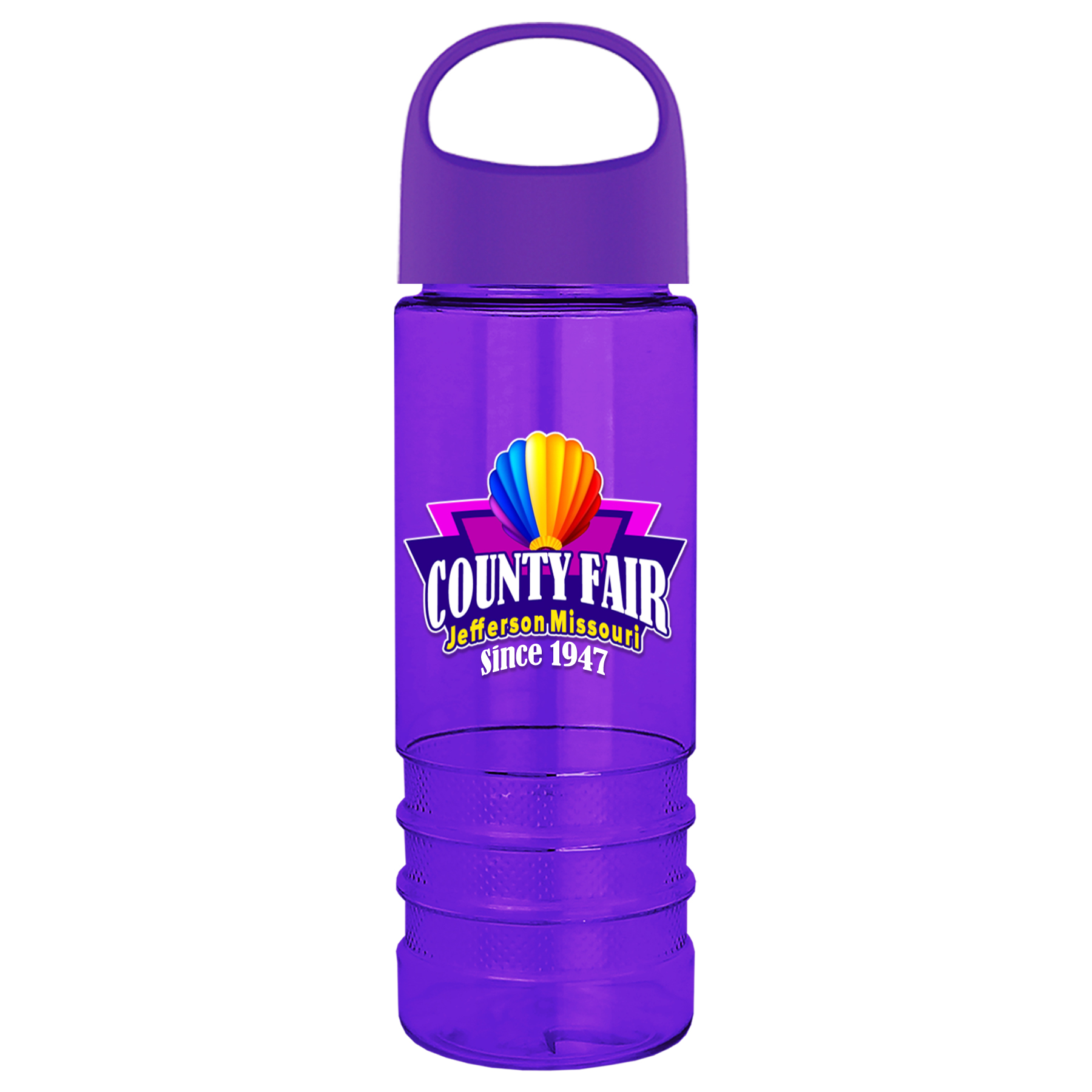 Salute - 24 oz. Bottle with Oval Crest - Digital 3