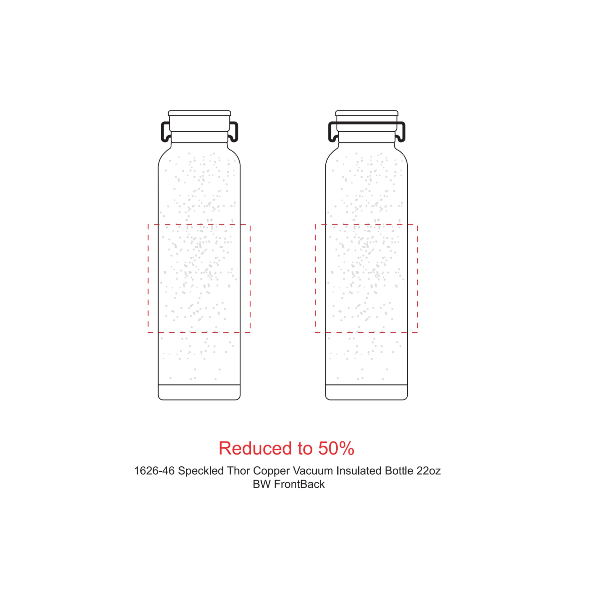 Speckled Thor Copper Vacuum Insulated Bottle 22oz 41