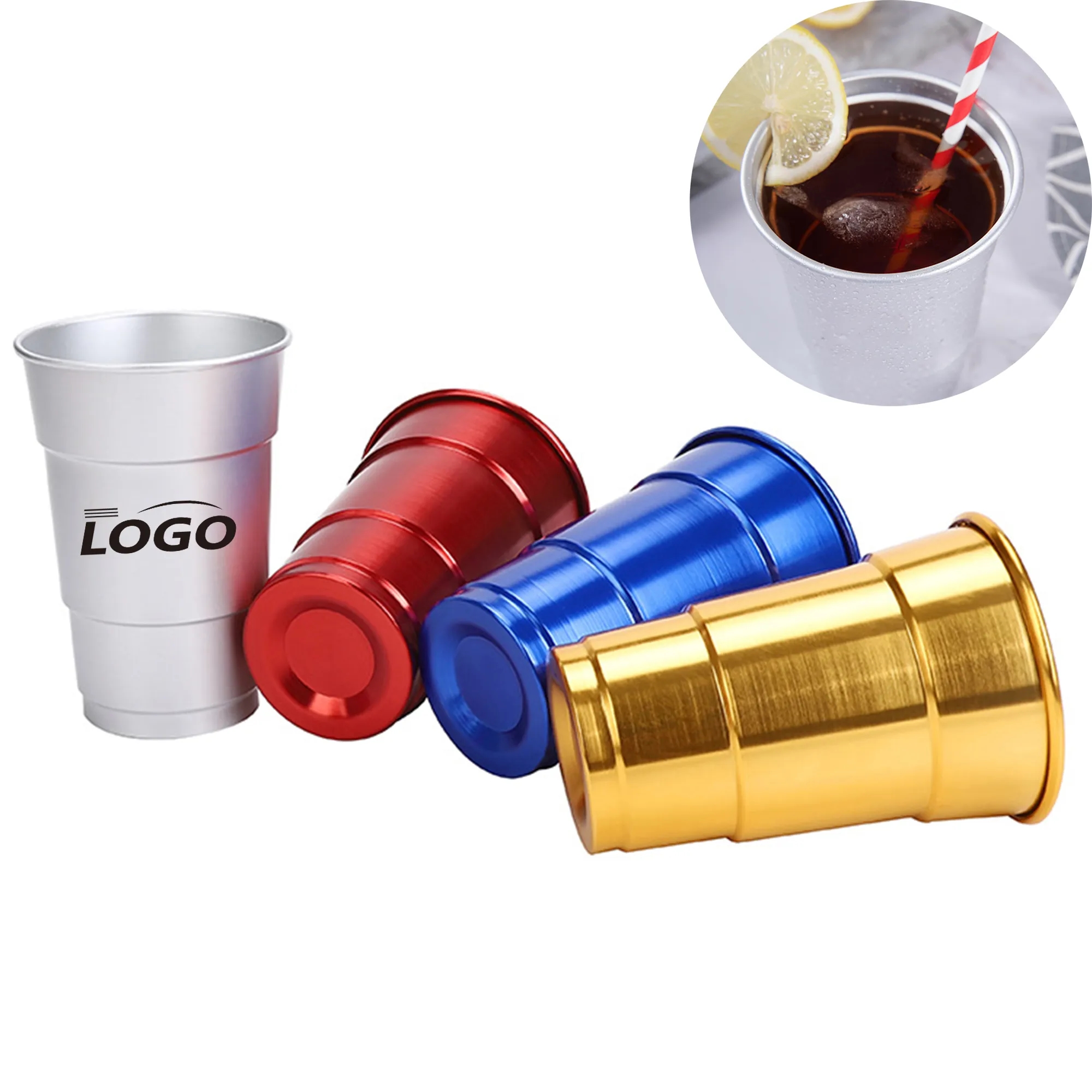 16oz Aluminum Water Tumblers