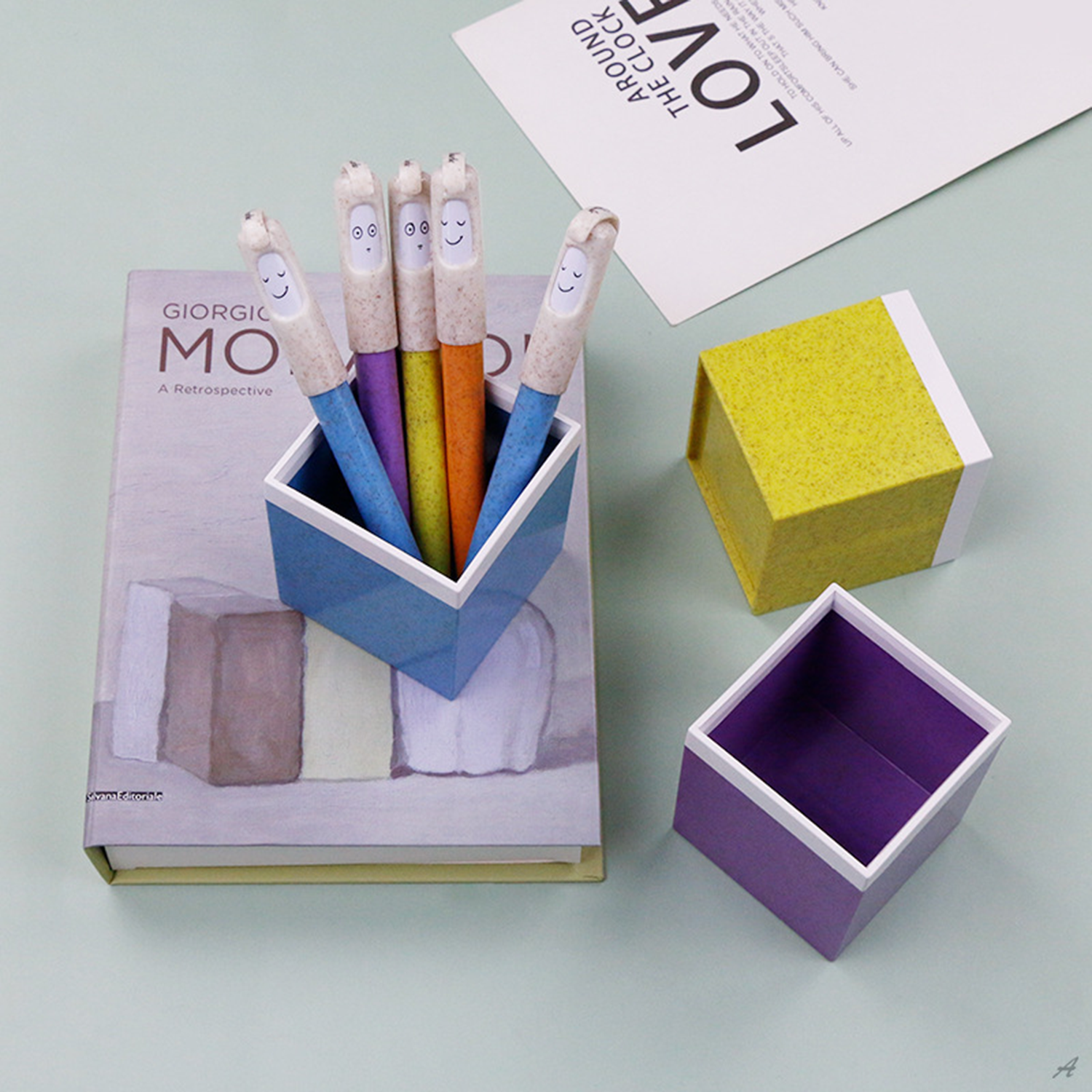 Desktop Pencil Holder Cup Office Stationery Organizer 8