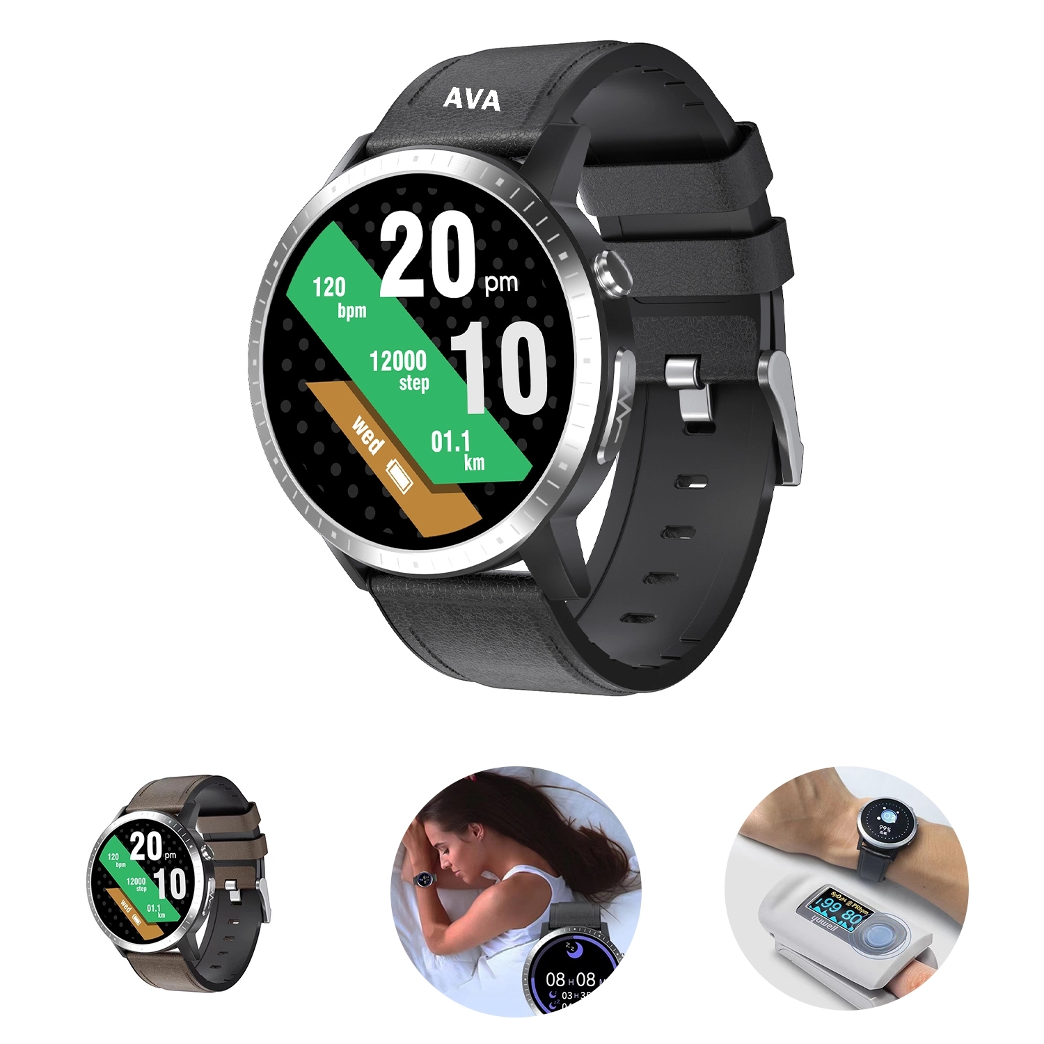 Waterproof Smart Watch/Fitness Tracker 4