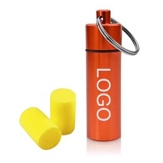 Yellow Ear Plugs in Metal Canister 3