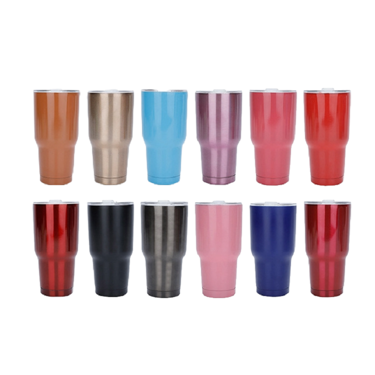 30 oz Stainless Steel Tumbler W/ Lid 8