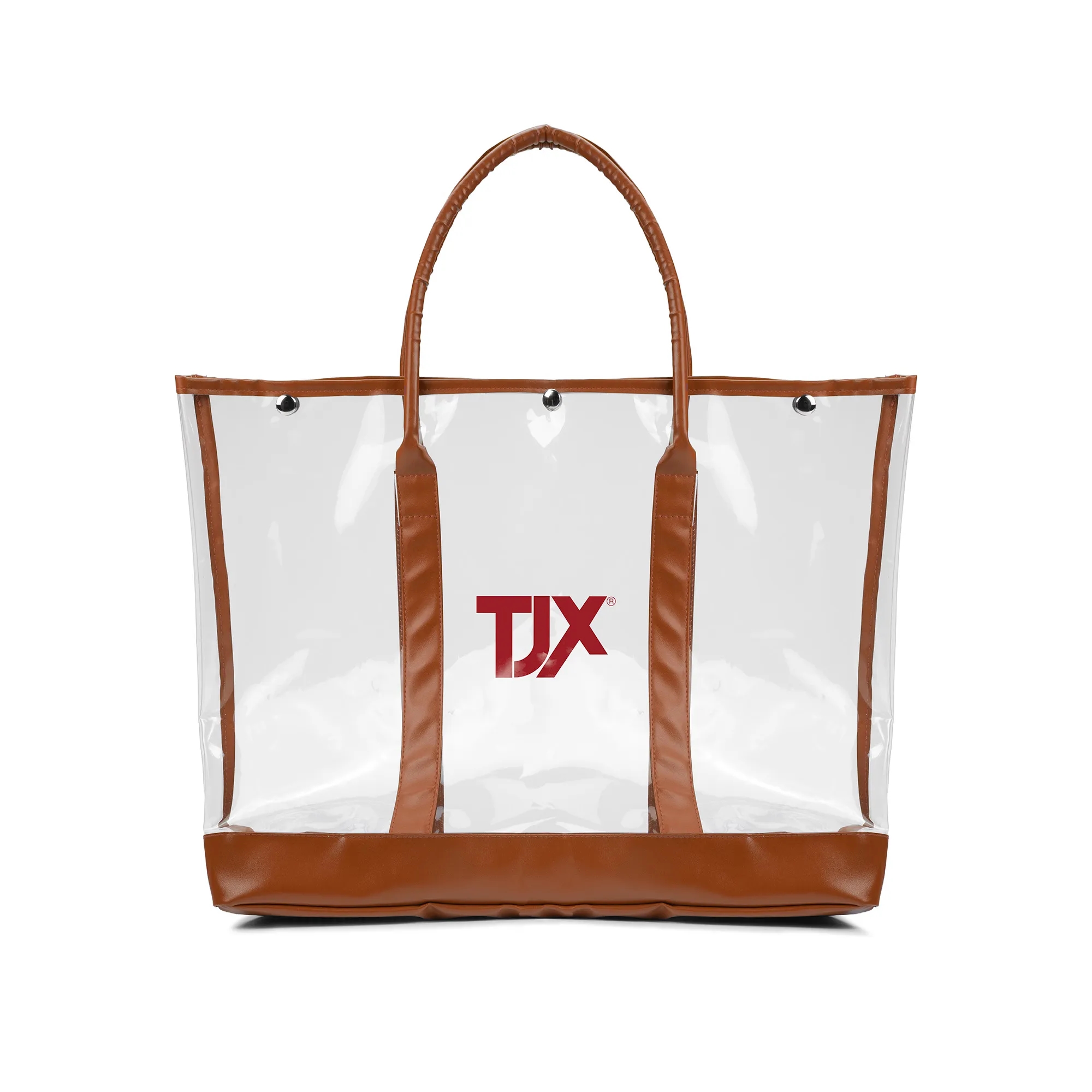 Luxe Button-Top Tote with PU Leather Trim 13
