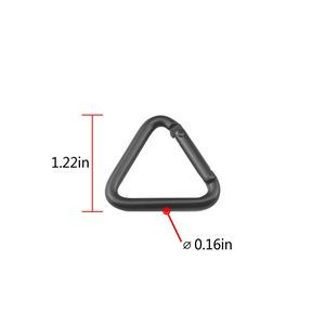 Triangular Aluminum Carabiner Compact And Lightweight Clip 19