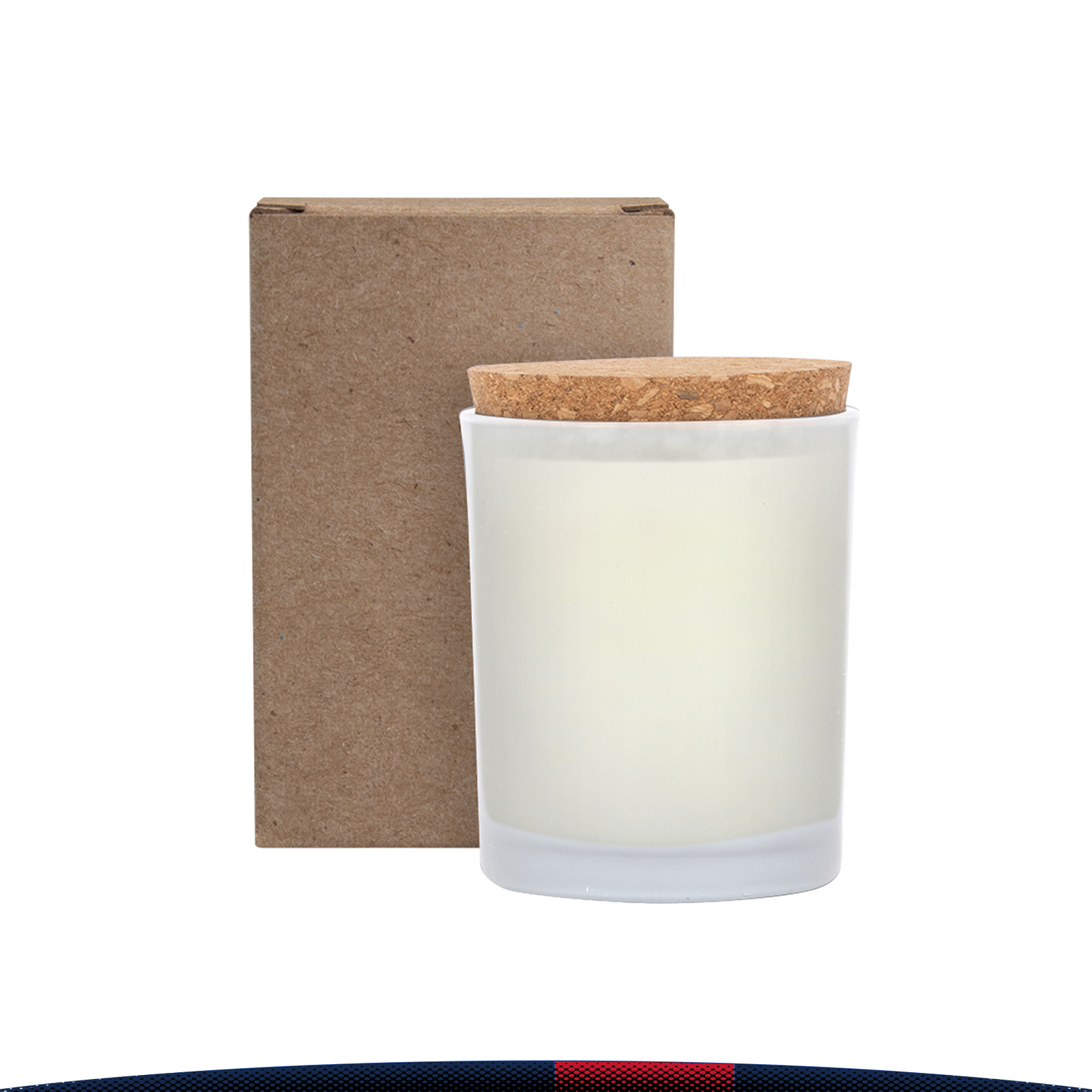 6 oz. Wyatt Frosted Candle With Cork Lid 2