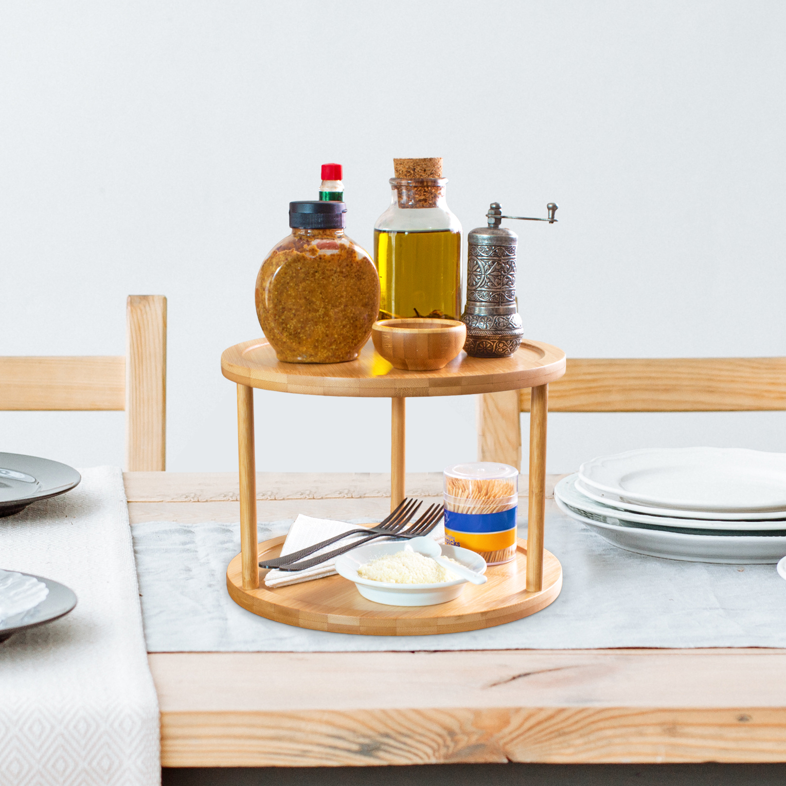 TB Home Two-Tier Lazy Susan 3