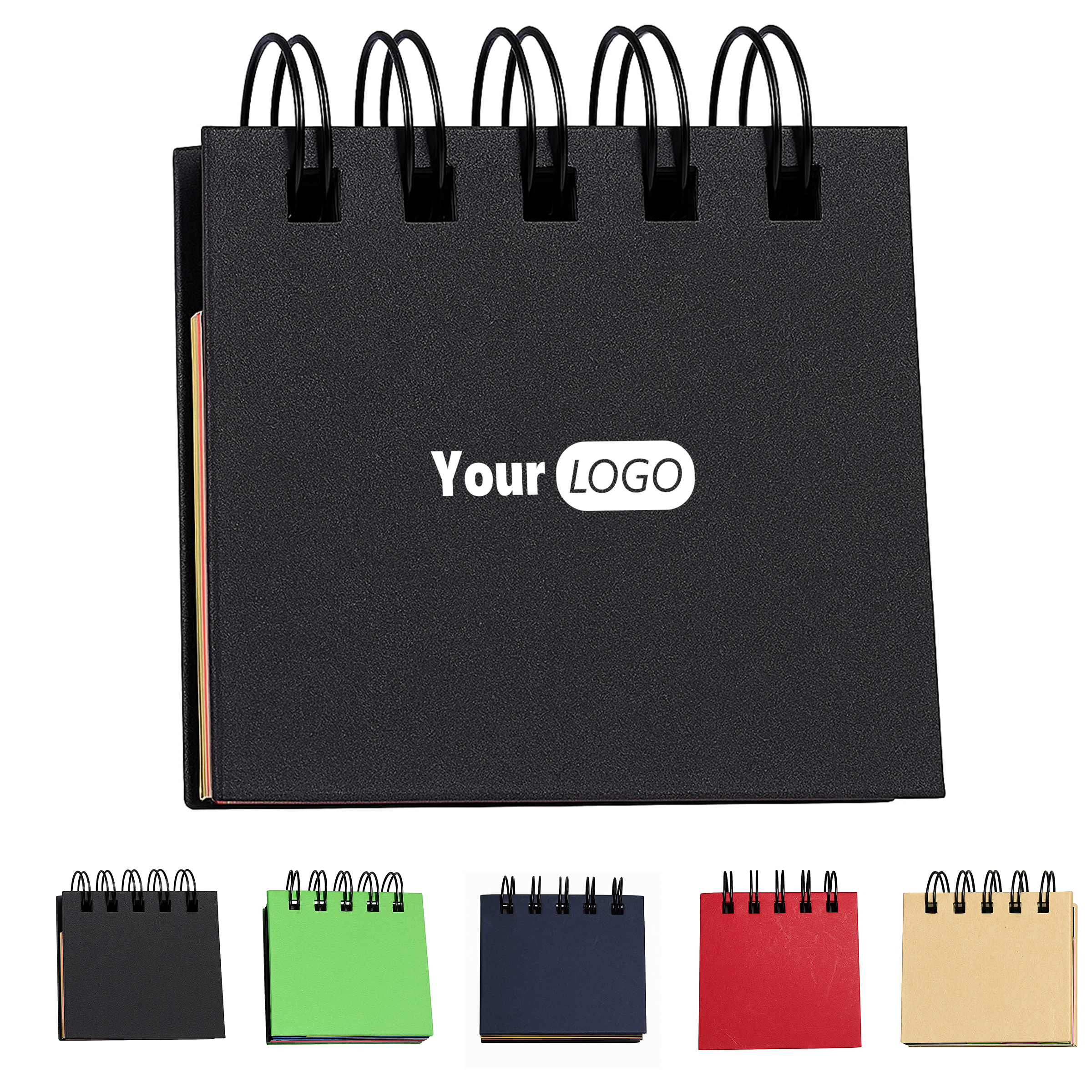 Mini Spiral Sticky Note Pad With Cover 5