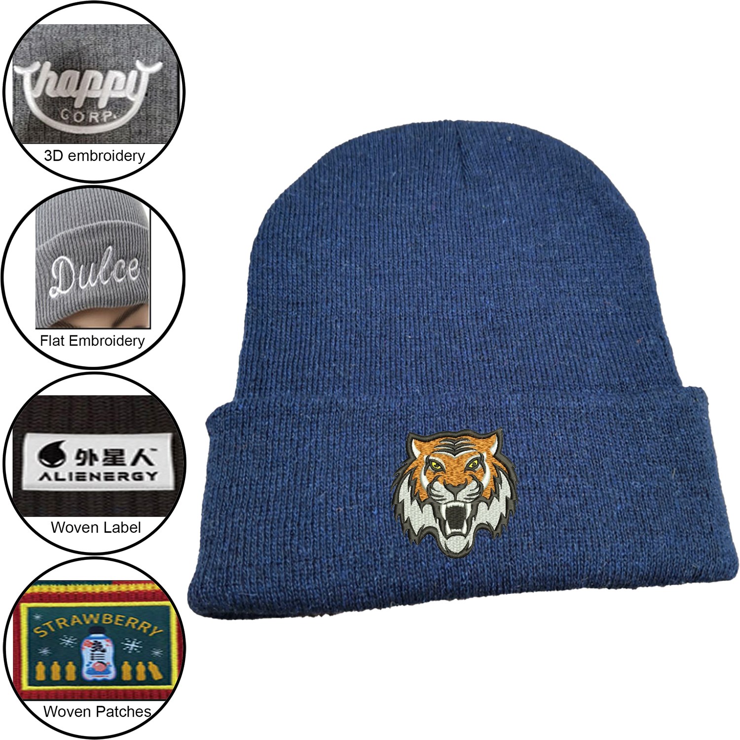 Value Knitted Cuffed Beanie 2