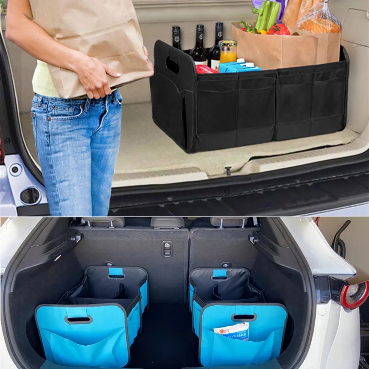 Foldable Waterproof Car Trunk Organizer 4