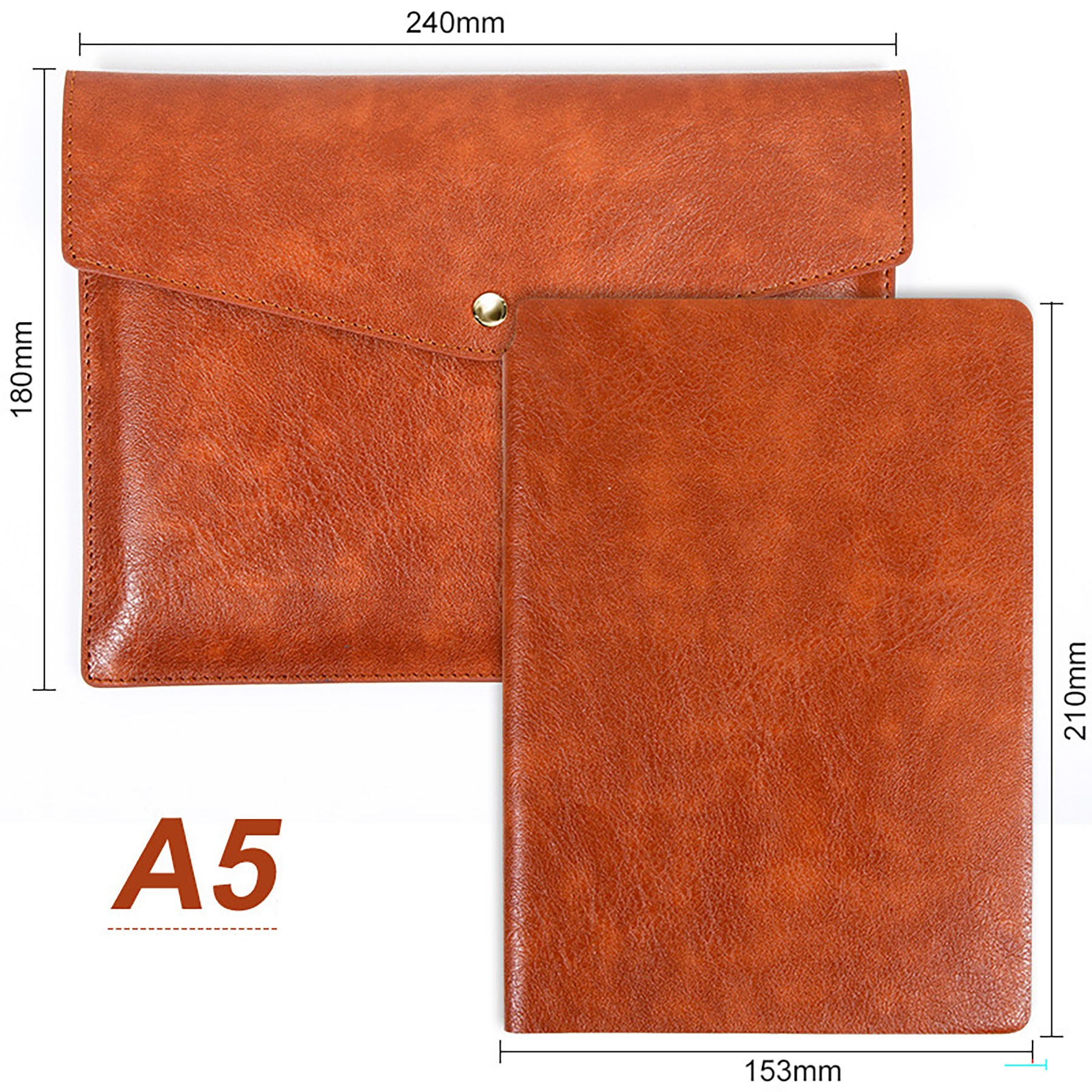 A5 Leather Journal Notebook 6