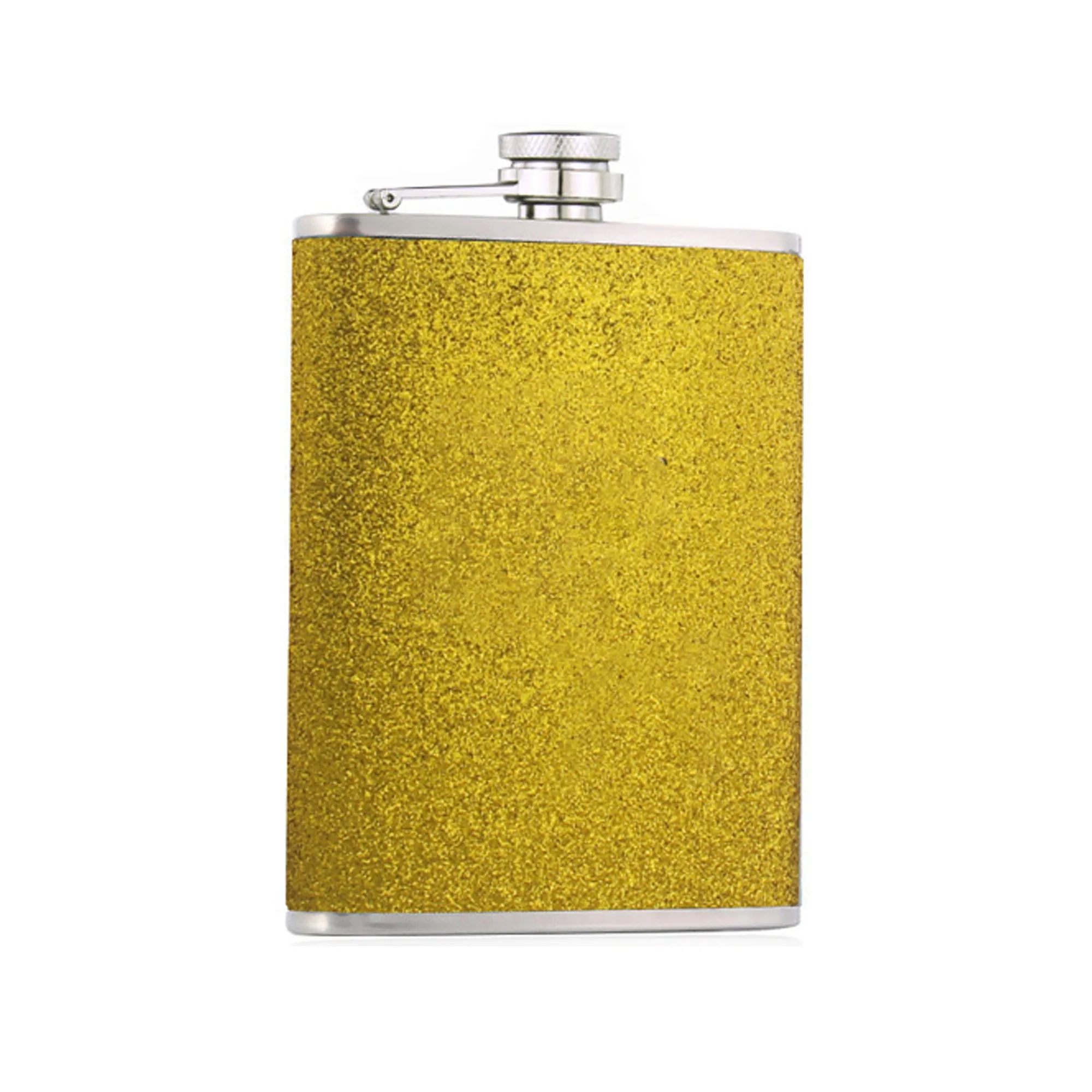 8OZ Shiny Stainless Steel Vodka Flask With Funnel 2