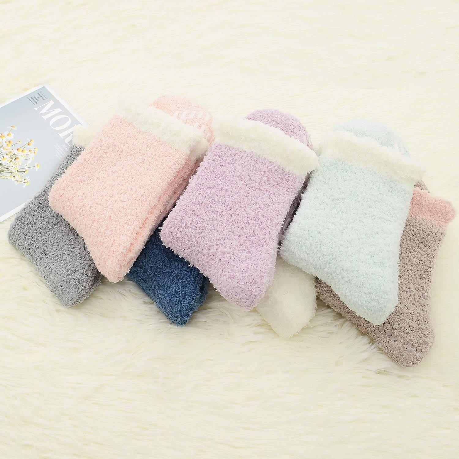 Anti Slip Plush Grip Socks 9
