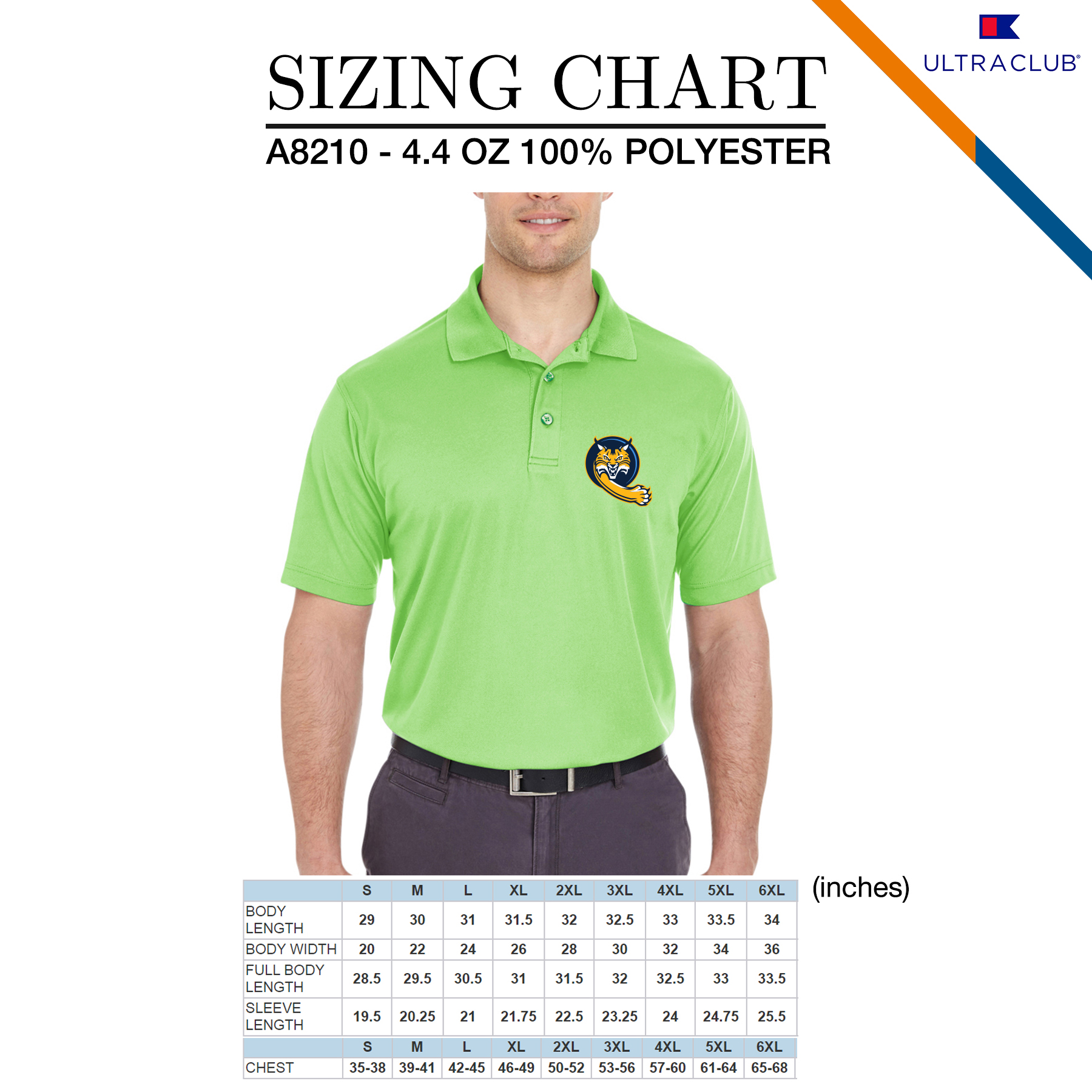 Ultra Club® Men's Cool & Dry Polo Shirt 3