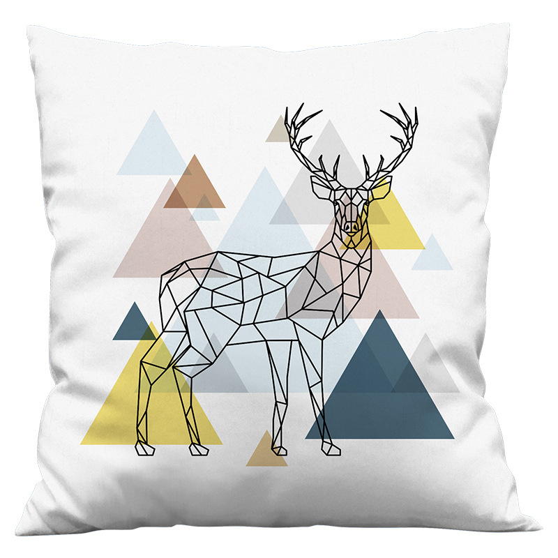 Square Custom Throw Pillow w/Hidden Zipper 4