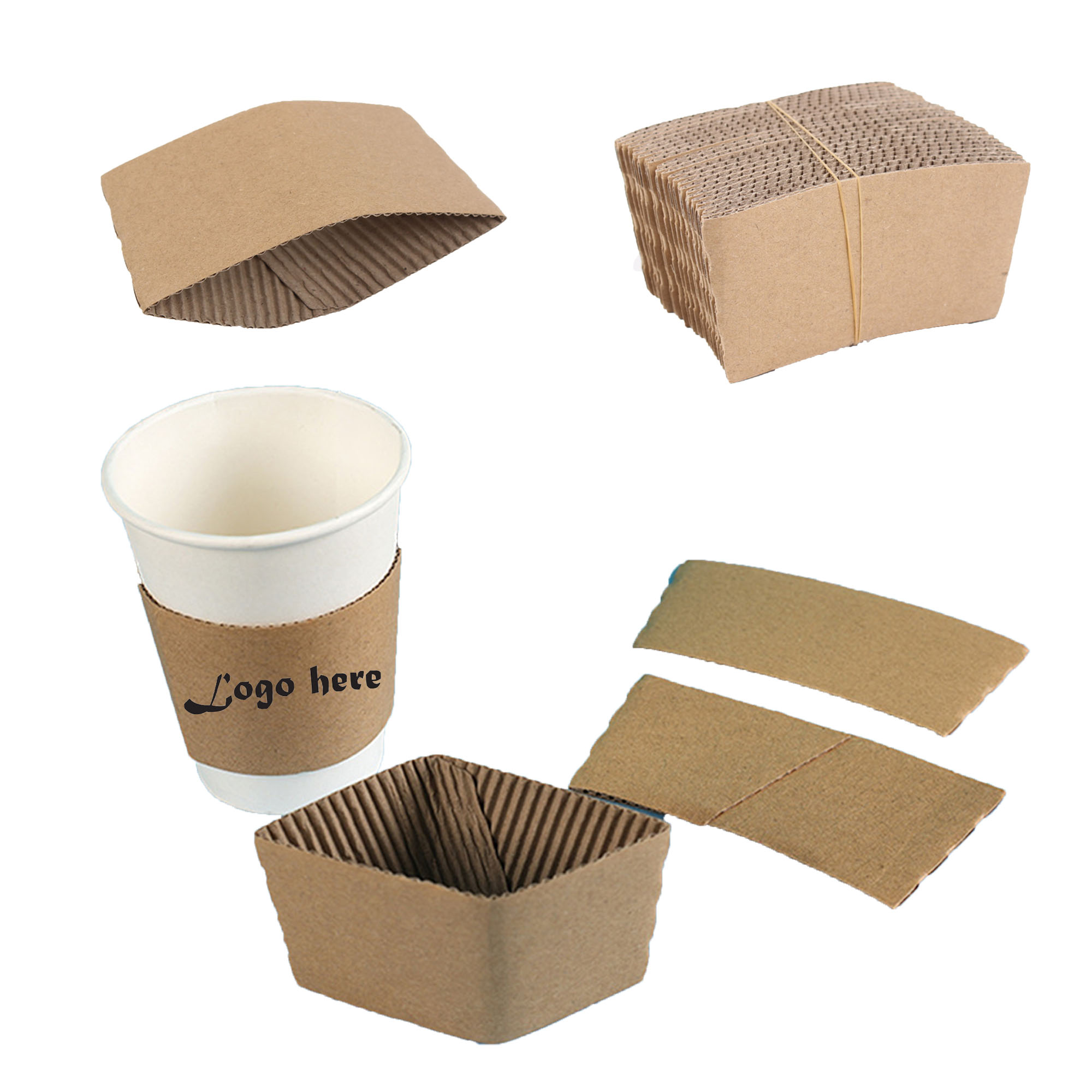 Kraft Paper Cup Holder 2